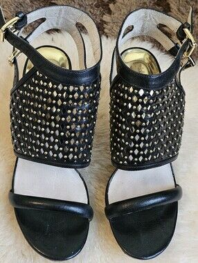 Michael Kors Black Studded Women’s Sandals